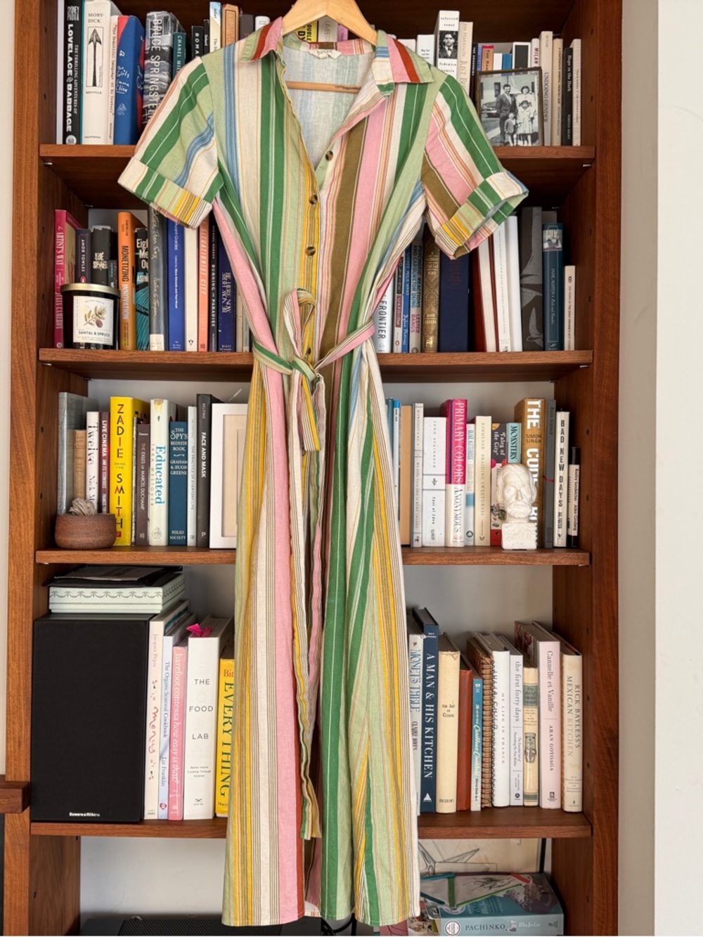 Parterre Banks Striped Multicolor Maxi Dress